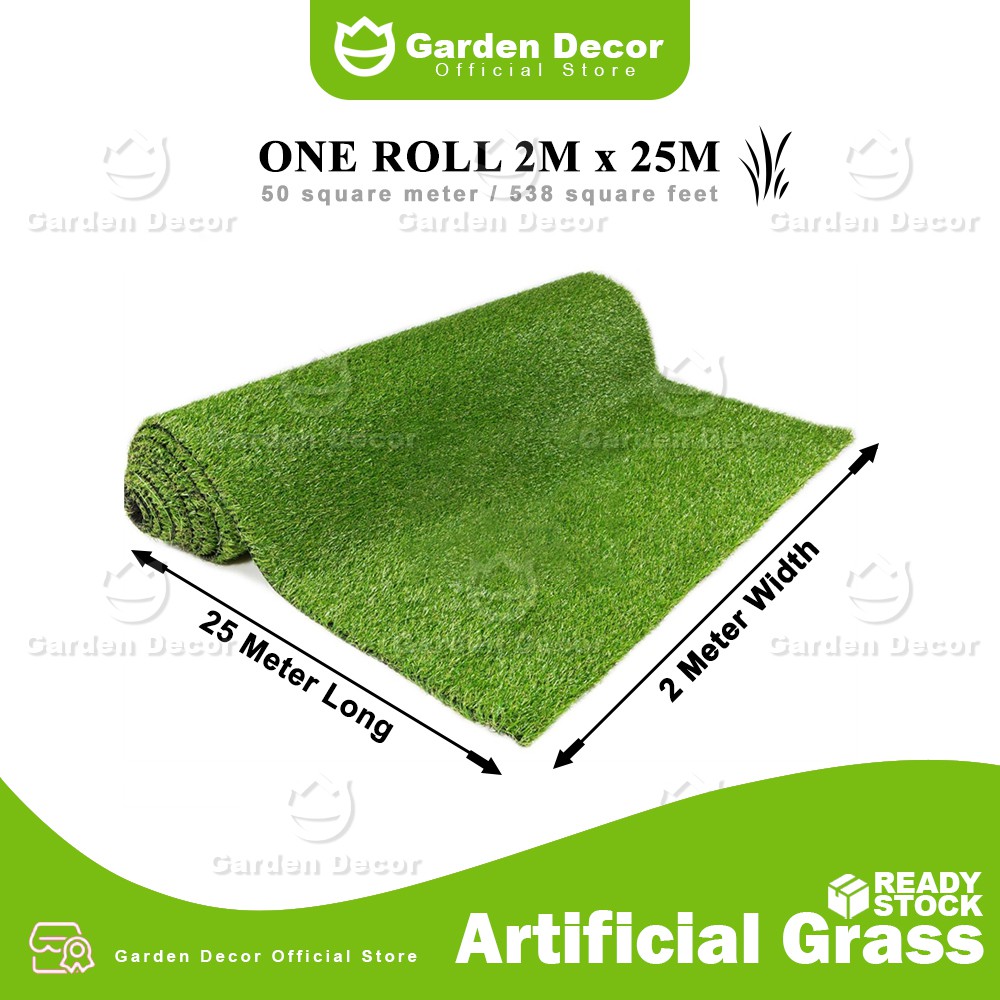 🔥SPECIAL OFFER!!!🔥【2M X 25M】VODELL 15MM Artificial Grass Carpet Grass