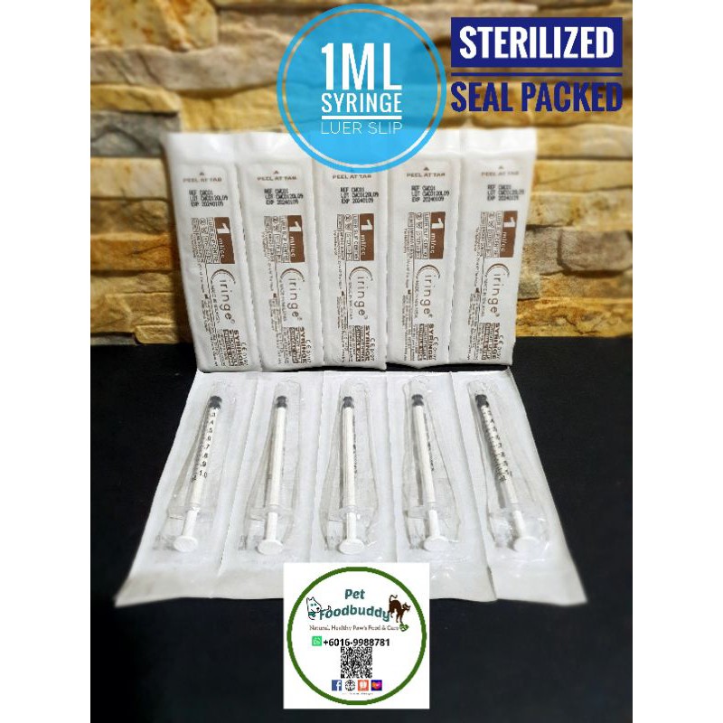 (NEW) DISPOSABLE 1ML/ 3ML SYRINGE / Ciringe / ORing / Miracle Brand ...