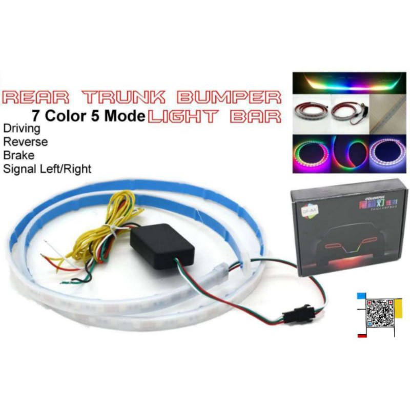 Car LED light rear trunk bonnet light bar (120cm) Perodua Myvi Viva ...