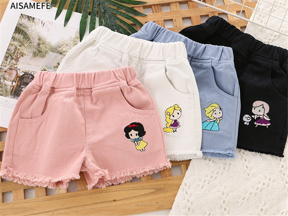 Summer New Kids Girl Short Jeans Pants Korean Fashion Baby Girl