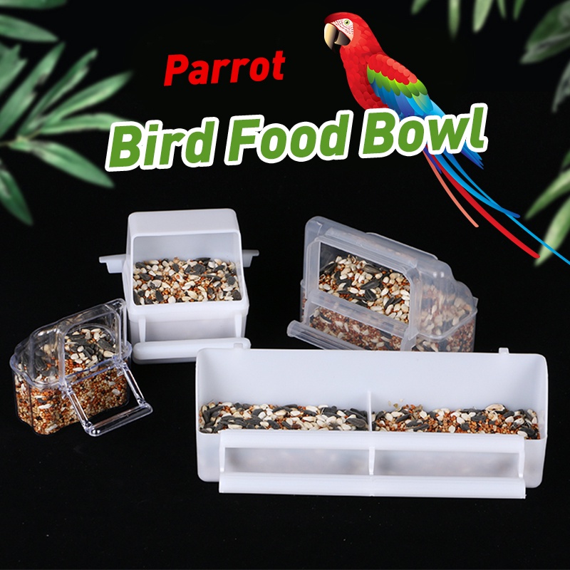 1pc Type B Bird Feeder Transparent Antispill Food Bowl For, 46 OFF