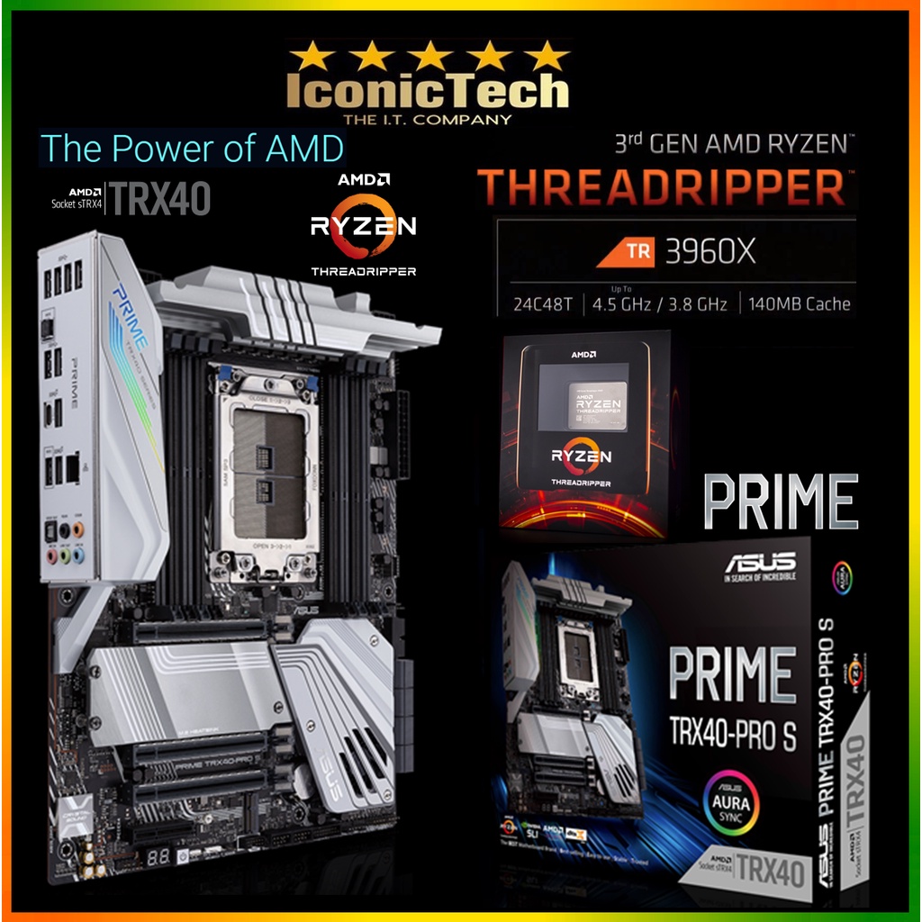 AMD Ryzen Threadripper 3960x 3970X 3990X TRX4 Processor or Options ...