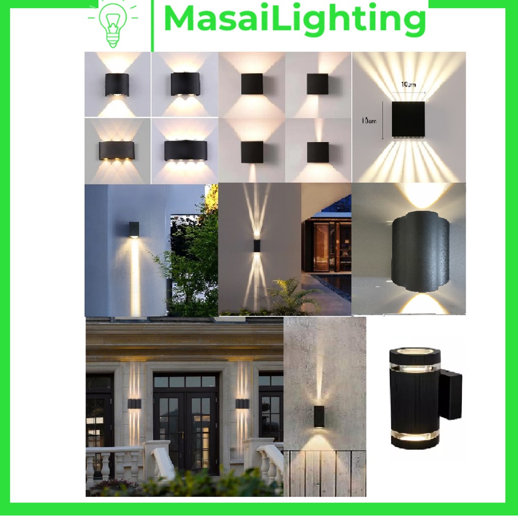 {ready stock} Wall Light Modern Lampu Dinding Outdoor Lighting IP65 ...