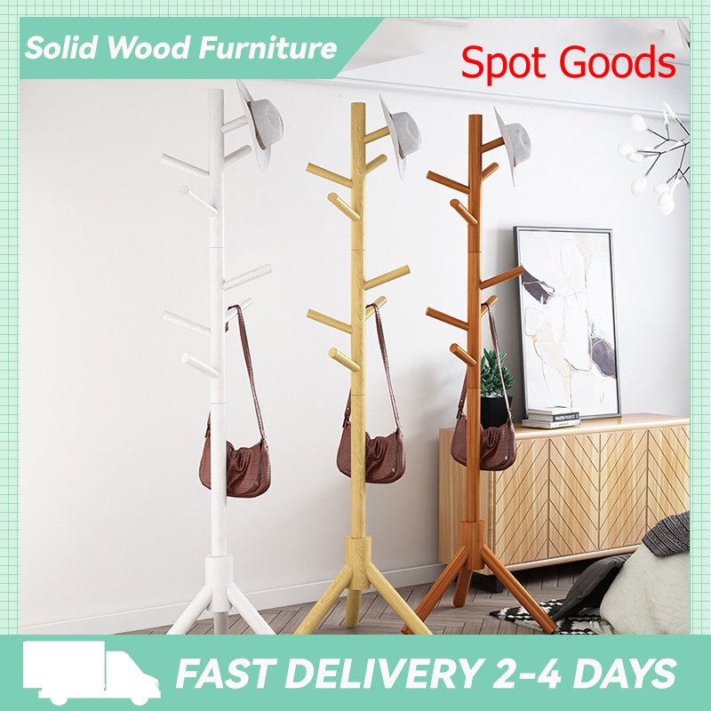 Wood coat hange Bag Rack Stand Coat Rack Stand Multipurpose Rack