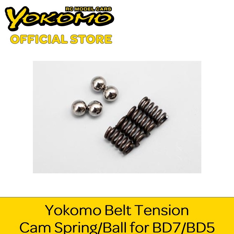 Yokomo Belt Tension Cam Spring/Ball for BD7/BD5 (BD-BTCSA) | Shopee ...