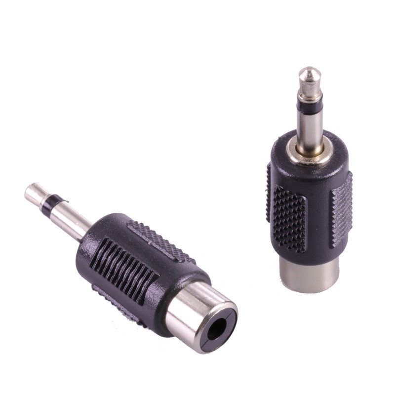 2-Pack 3.5mm To RCA Audio Cables - 6ft Mono Male To RCA Male Adapter Cords