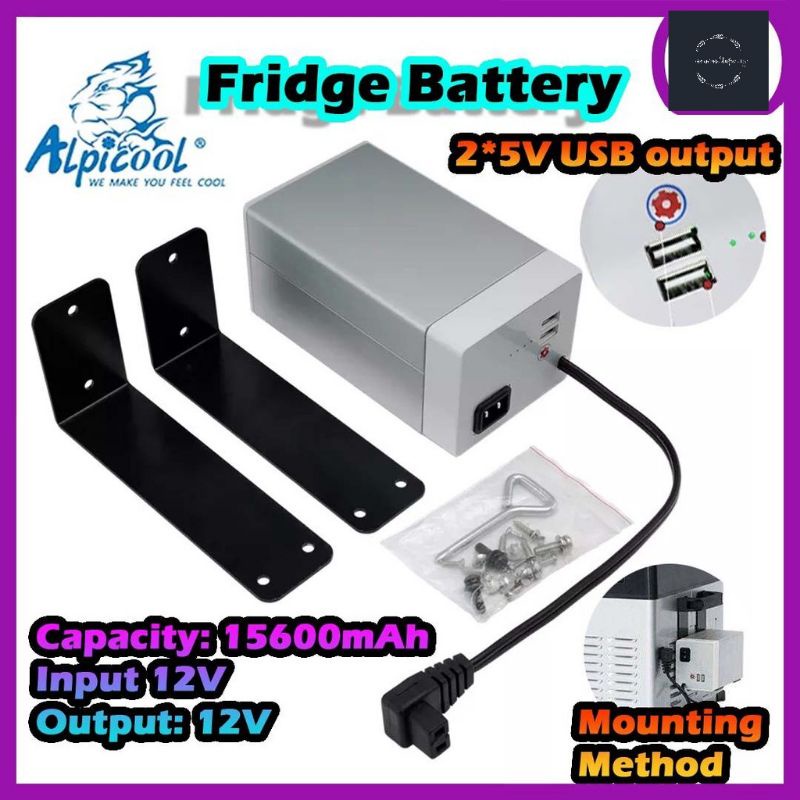 Alpicool Fridge Battery Original Car Refrigerator Lithium Battery