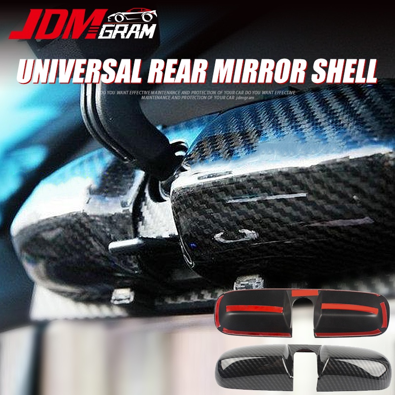 Carbon Fiber Car Mirror Cover Universal Auto Back Mirrors Rear View Safety Protector Automobile