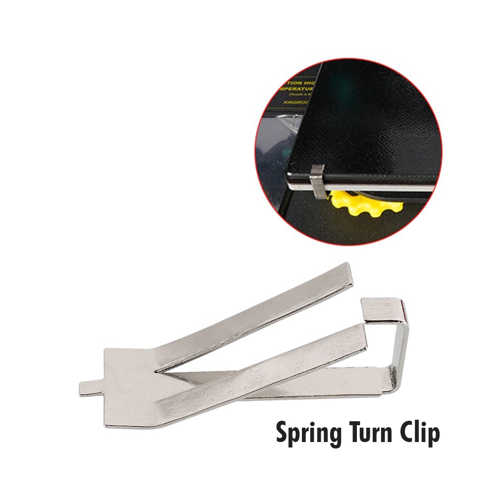 Glass Bed Spring Turn Clips for Creality Ender 3 Pro, Ender 3S, Ender 5