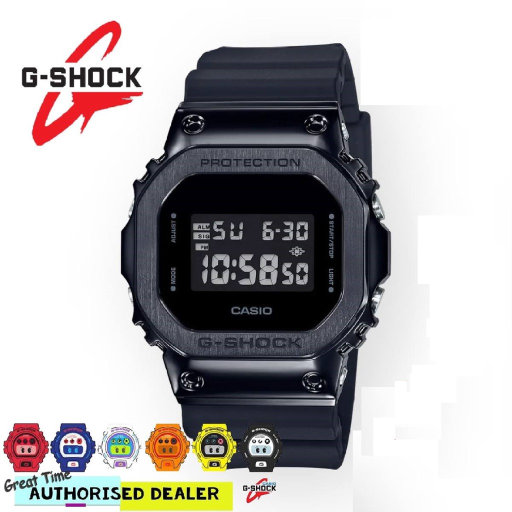 RAYA SALES Official Marco Warranty CASIO G Shock GM5600B 1 Metal Bezel LIMITED 100 ORIGINAL Shopee Malaysia