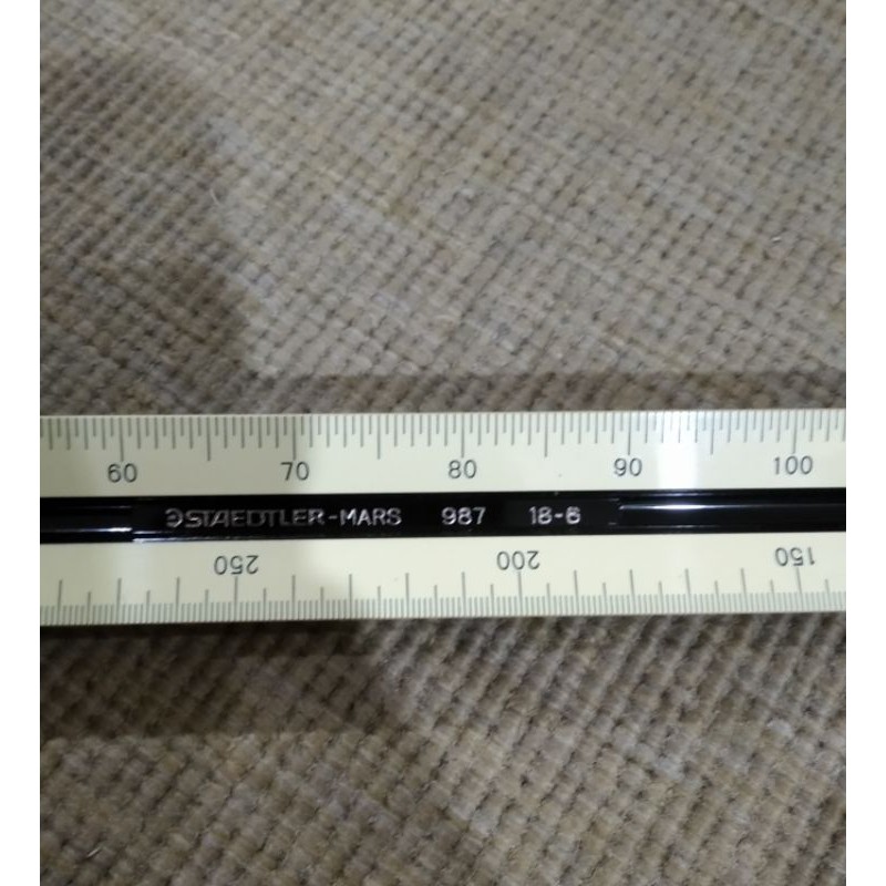 SCALE RULER Staedtler Mars Technical Triangular Reduction Scale Ruler
