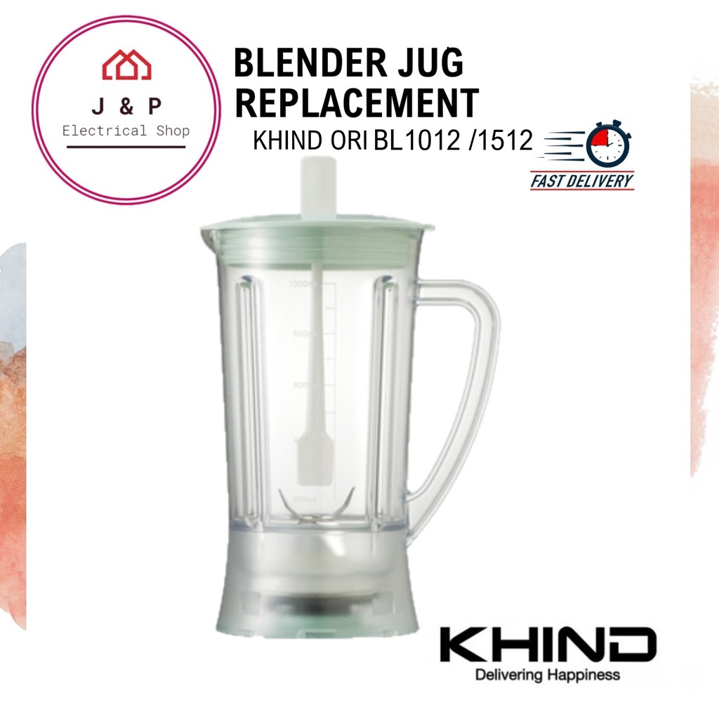 💥ORIGINAL BLENDER JUG REPLACEMENT 1L ( KHIND BL1012 / BL1512) 搅拌机杯 1升