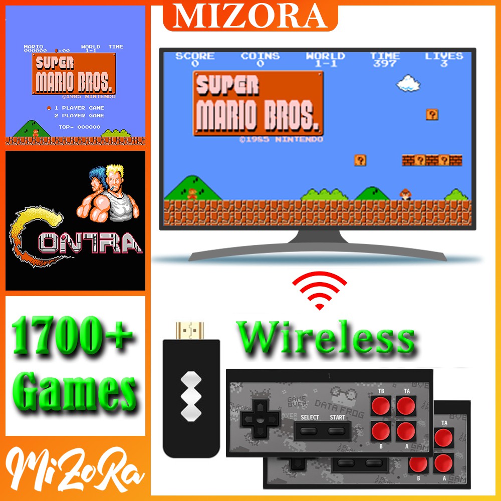 Wireless Data Frog Atari Game Console Gameboy Video Game Retro Game Super  Mario Contra Tv Gam Sup Games e RS021