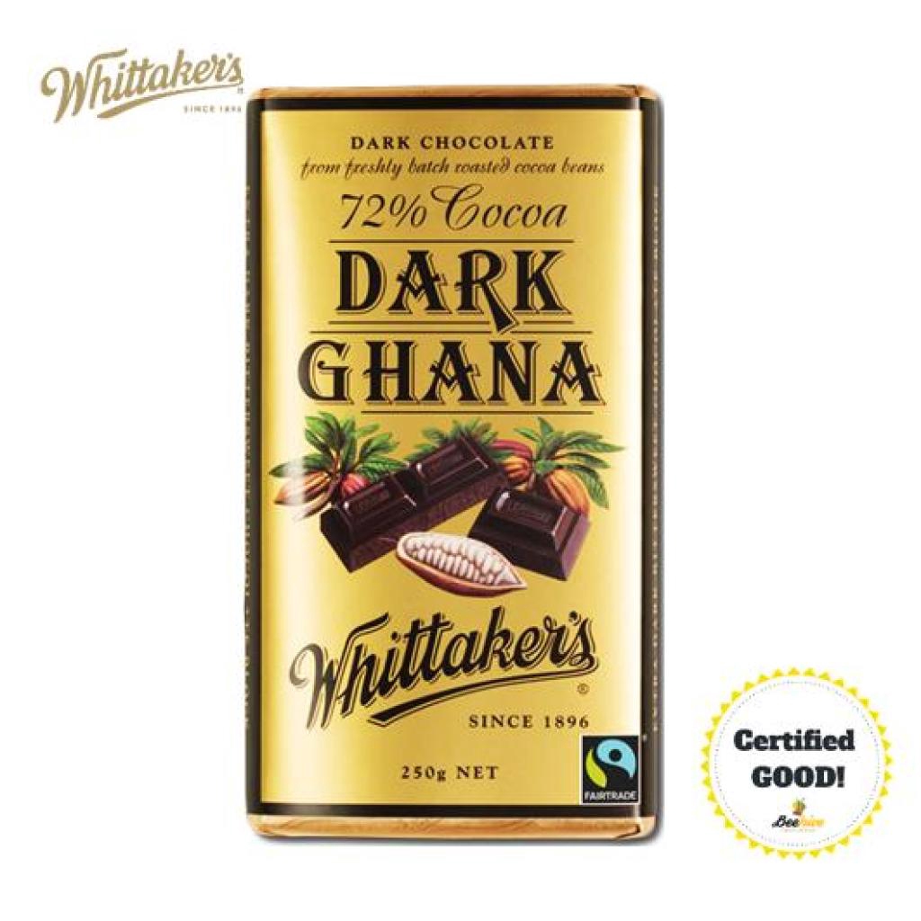 Whittaker's Dark Ghana 72 Cocoa 250g Shopee Malaysia