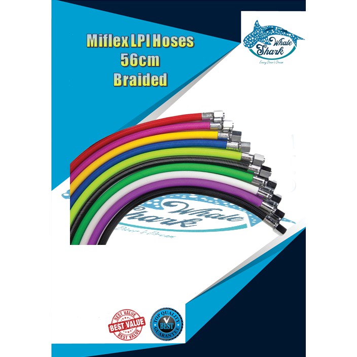 Miflex Low Pressure Inflator(LPI) Hoses (BRAIDED) 56cm | Shopee Malaysia