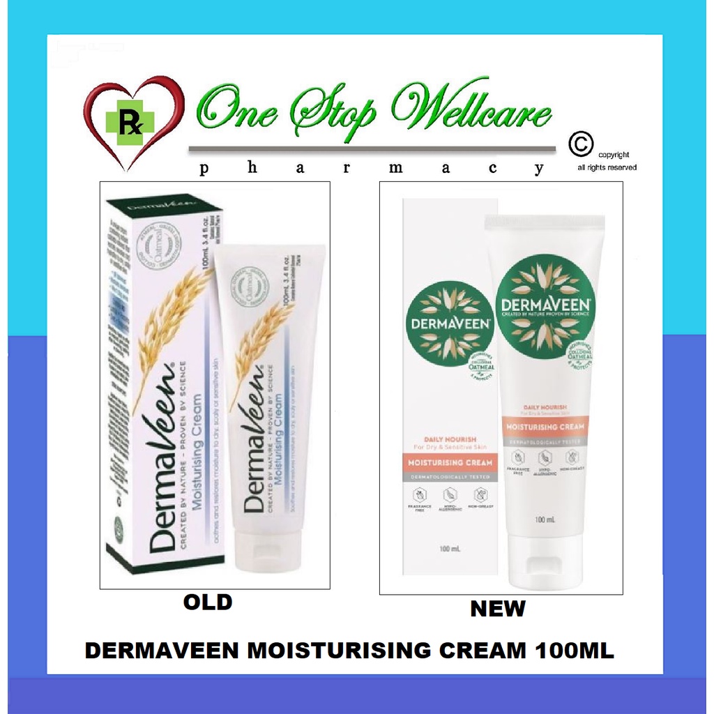 DERMAVEEN MOISTURISING CREAM 100ML (EXP:12/2025) | Shopee Malaysia