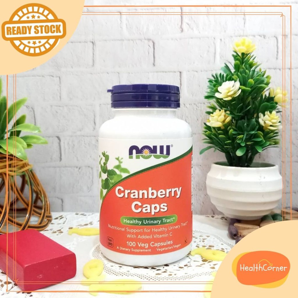 Now Cranberry Caps Healthy Urine Tract 100 Veg Capsules Shopee Malaysia