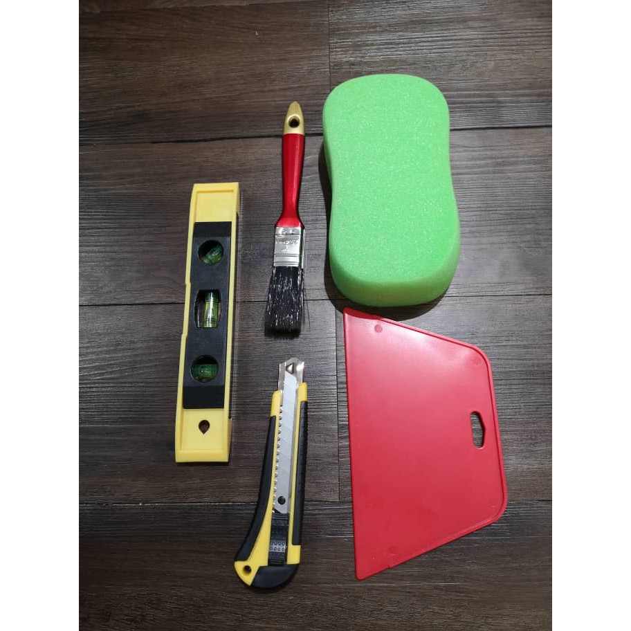 ALatalat Pasang Dinding Kertas Wallpaper Tools Set 5 pcs DIY tools set