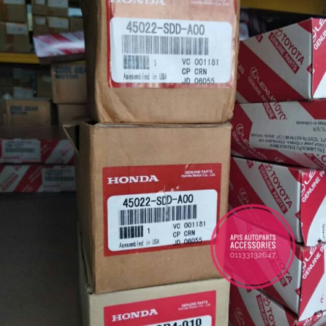 ( ORIGINAL ) DISC BRAKE PAD HONDA CITY FRONT/REAR SET L/R BREK PAD