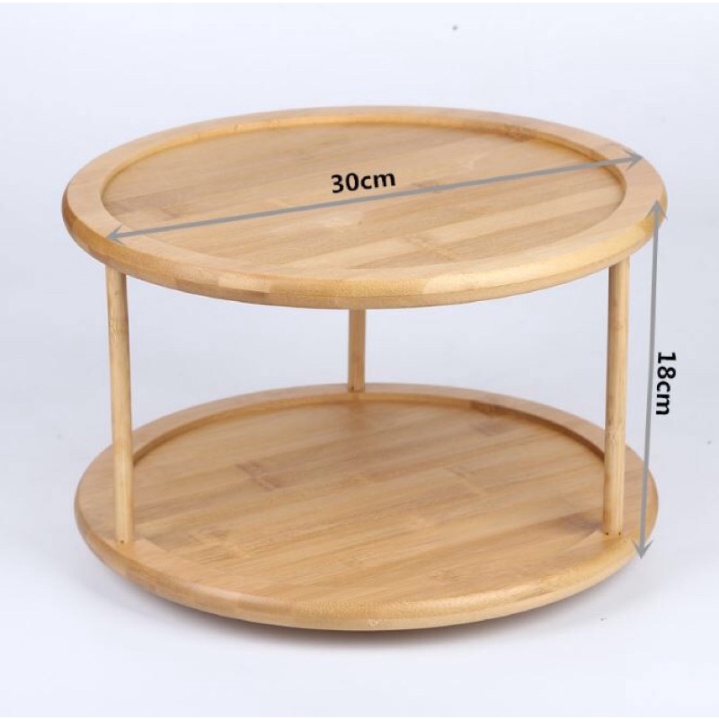 🔥READY STOCK🔥 Bamboo Rotating Rack | Shopee Malaysia