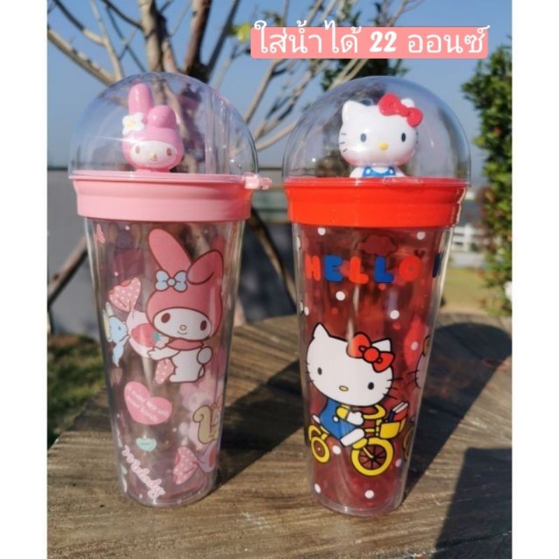 PRE ORDER Sanrio Thailand Hello Kitty My Melody Straw Cup 22oz Tumbler