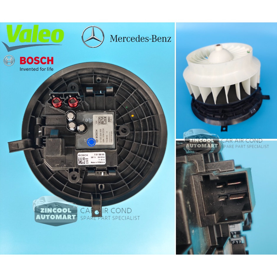 Mercedes Benz CClass W205 / EClass W213 AirCond Blower Motor C/W