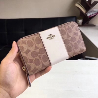 Coach Ladies Colorblock Signature Canvas Accordion Zip Wallet 31546 LHPVT  193971660516 - Handbags - Jomashop