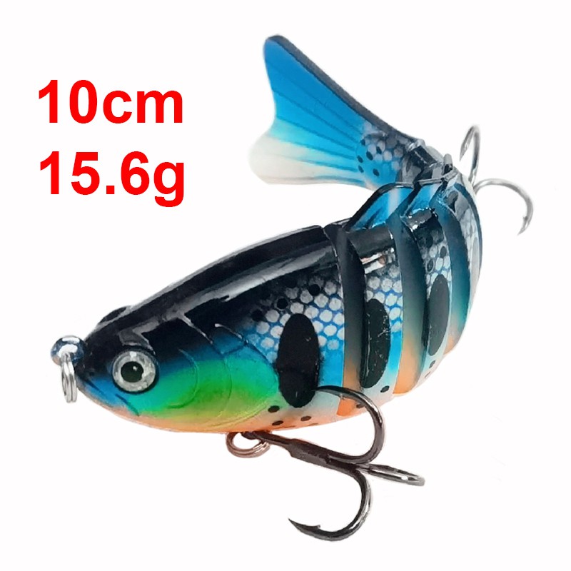 10cm/15.6g Fishing Lure Lifelike Artificial Hard Bait 7 Jointed