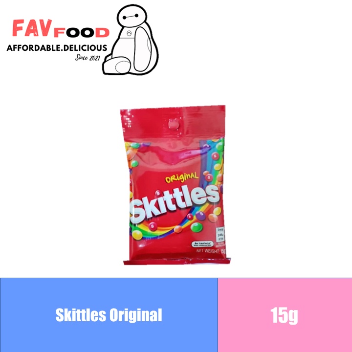 [HALAL] 15g Skittles Candy Original [Ready Stock] Shopee Malaysia