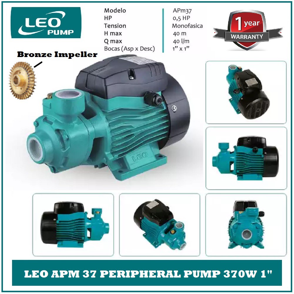 LEO APM37 PERIPHERAL WATER PUMP 375Watt 1