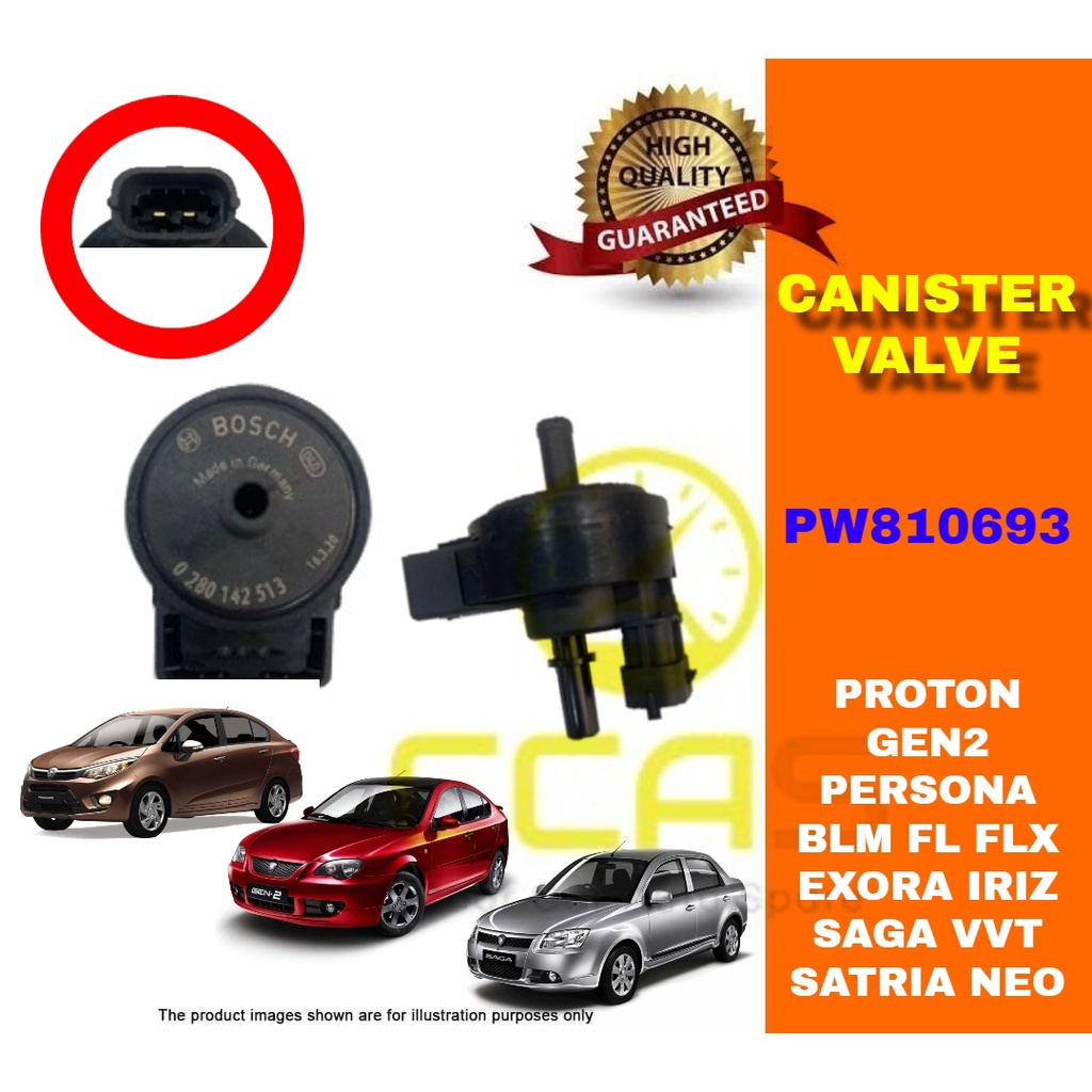 Canister Valve Proton Gen2 Persona Exora Iriz Saga VVT BLM FL FLX