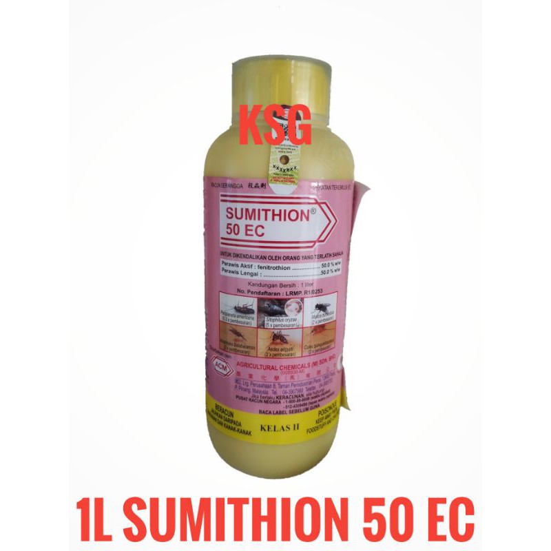 Sumithion 50EC Acm Fenitrothion 50% / Nyamuk Dengue / Lalat / Lipas ...