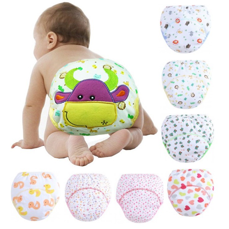 PLAIN 3 Layers Waterproof Potty Training Pants (14 Designs) Shopee