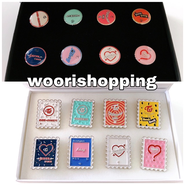 TWICE special badge set A&B-