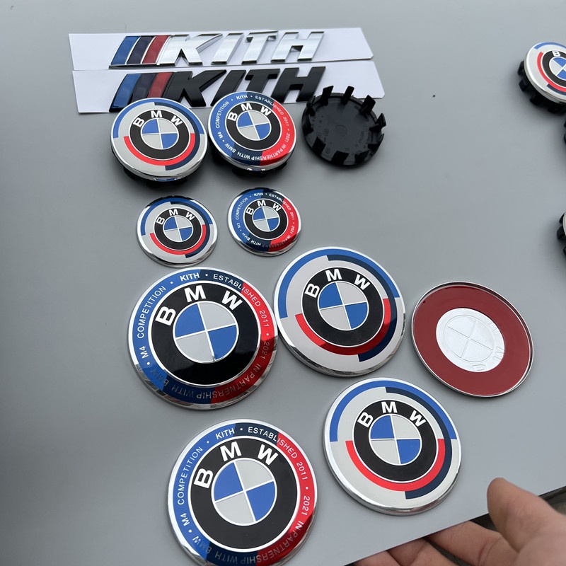 FOR BMW 50th Anniversary Edition Car Logo Kith Co-Branded Limited ...