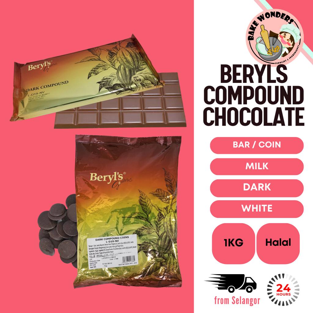 Beryls Compound Coins, Beryls Compound Bar, Cooking Chocolate, Milk