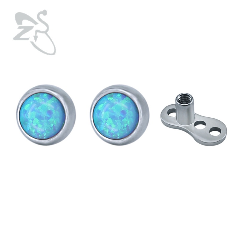 Micro Dermal Piercing Stainless Steel Zirconia Dermal Anchor Piercings