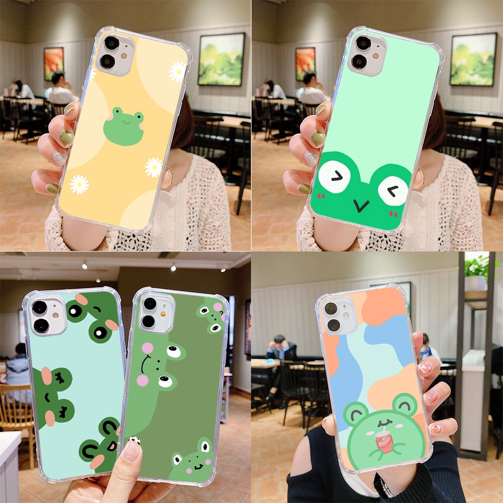 A-36 big eyed frog Silicone TPU Case Compatible for LG V40 V50 K41S K61 ...