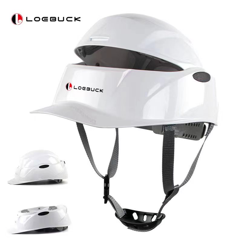 LOEBUCK FOLDABLE SAFETY HELMET CE APPROVED WHITE | Shopee Malaysia