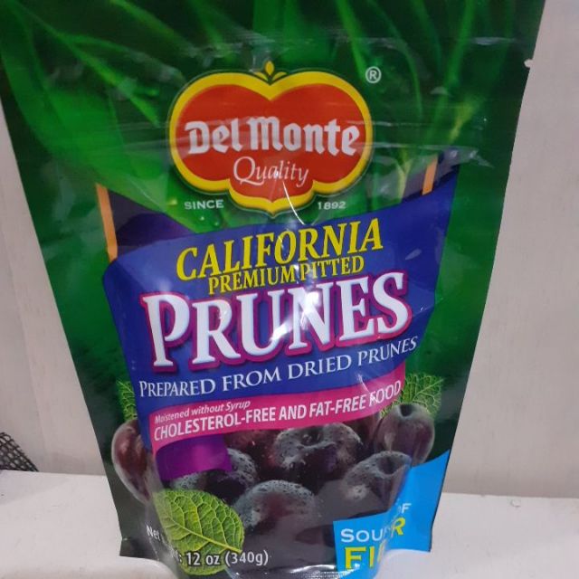 Prunes cholesterol & fat free 340g Shopee Malaysia