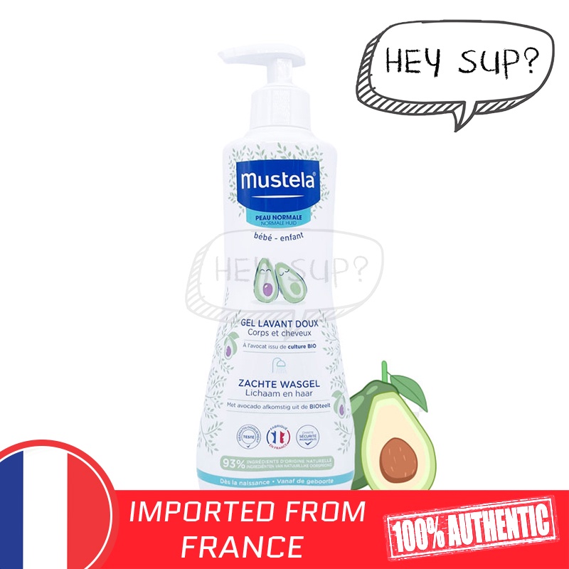 Mustela Gentle Cleansing Gel (Hair and Body Wash) 500ml (French Version