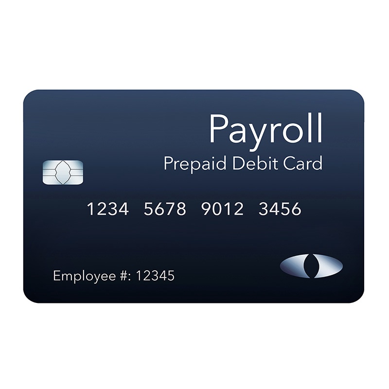 Payroll prepaid card debit card visa master unionpay pay wave credit