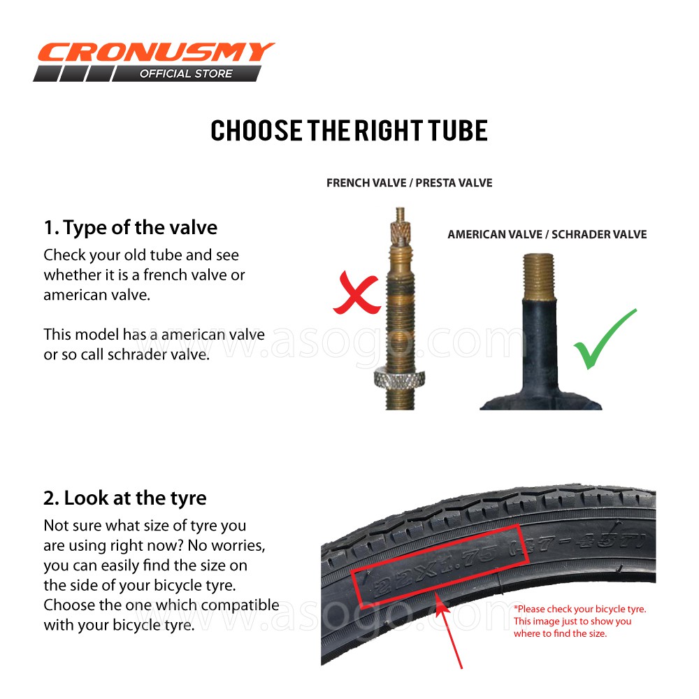 American valve inner tube sale