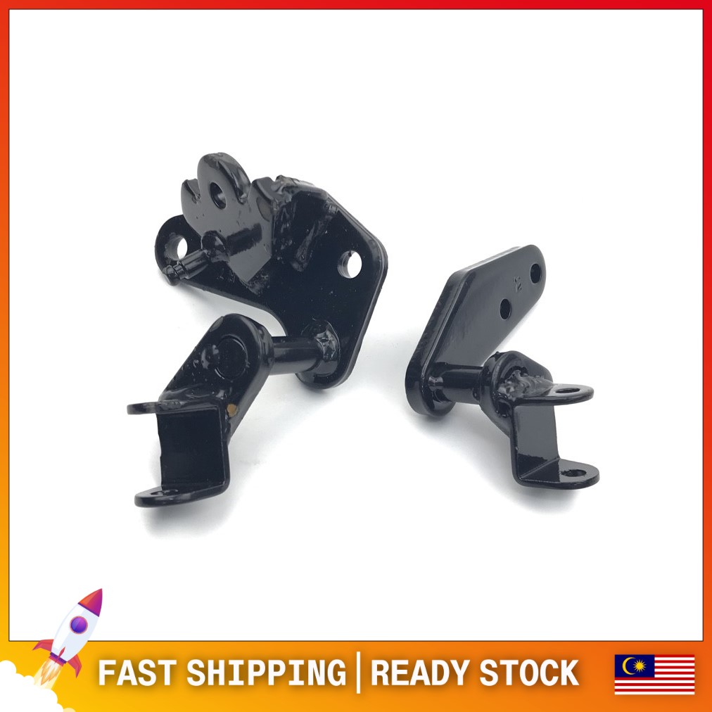 Front Footrest Pegs (Pair) For Suzuki GSX-R600/750/1000 (2000-2015) – Black Powder-Coated Steel