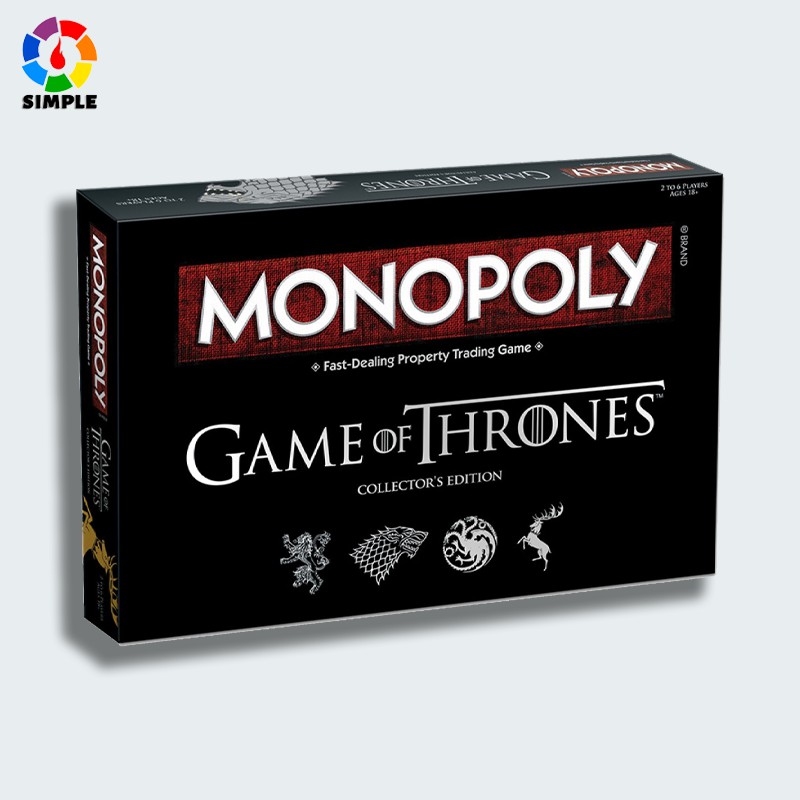 Game of Thrones Monopoly board game Collector's Edition Shopee Malaysia