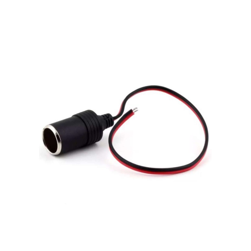 Car DC Car Cigarette Lighter Socket Extension Plug Connector Adapter ...