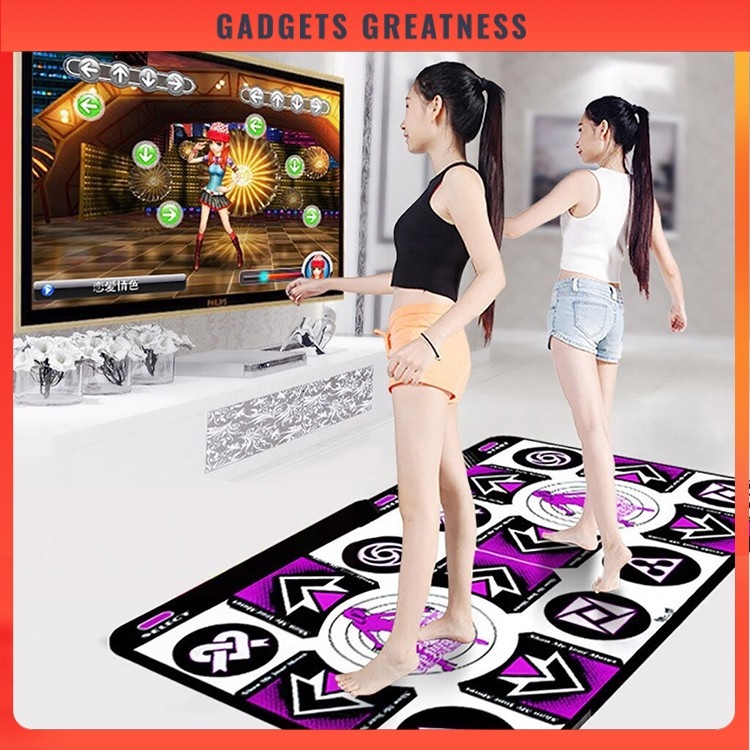 GG🔥Wireless Dance Mat TV Game Dancing Pads Dual Player 2 Gamepad Remote Controller HDMI Shopee