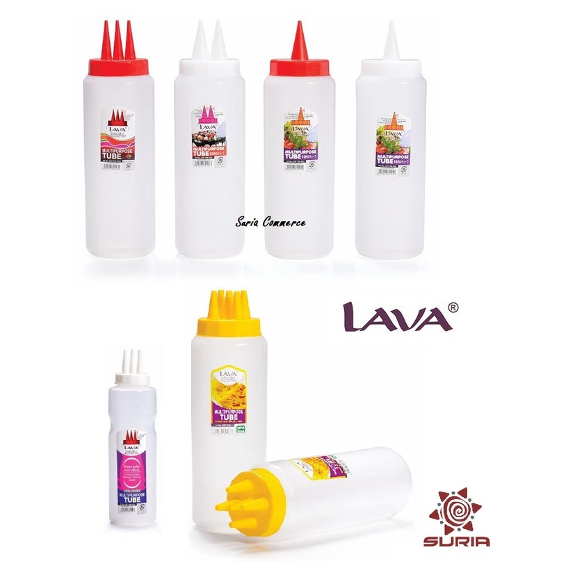 Lava Multipurpose Sauce Spice Squeezer Tube Sauce Bottle Cnt Cnt Cnt Sauce Squeezer