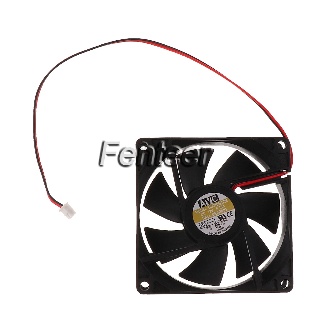 [FenteerMY] Slim 80mm 8cm Computer Case Pin Cooling Silent Quiet No LED ...