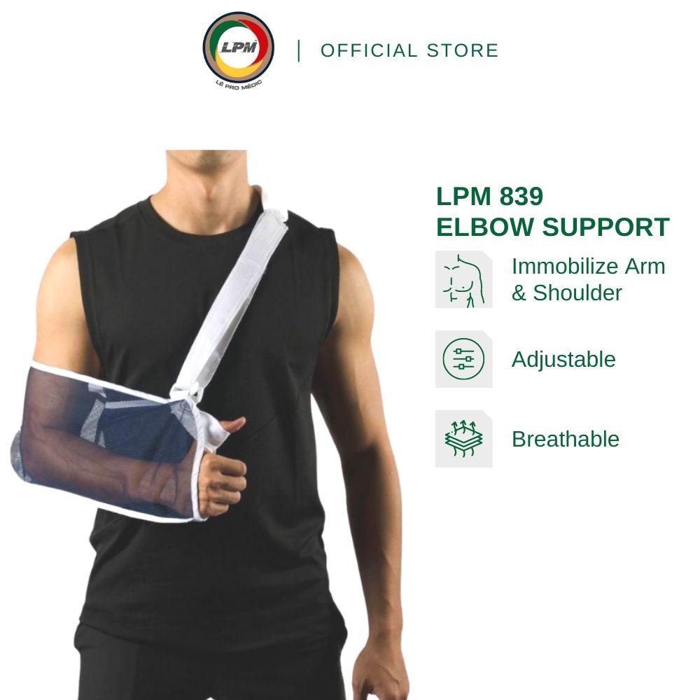 LPM Arm Support 839 Medical Arm Sling Breathable Netting with Thumb ...